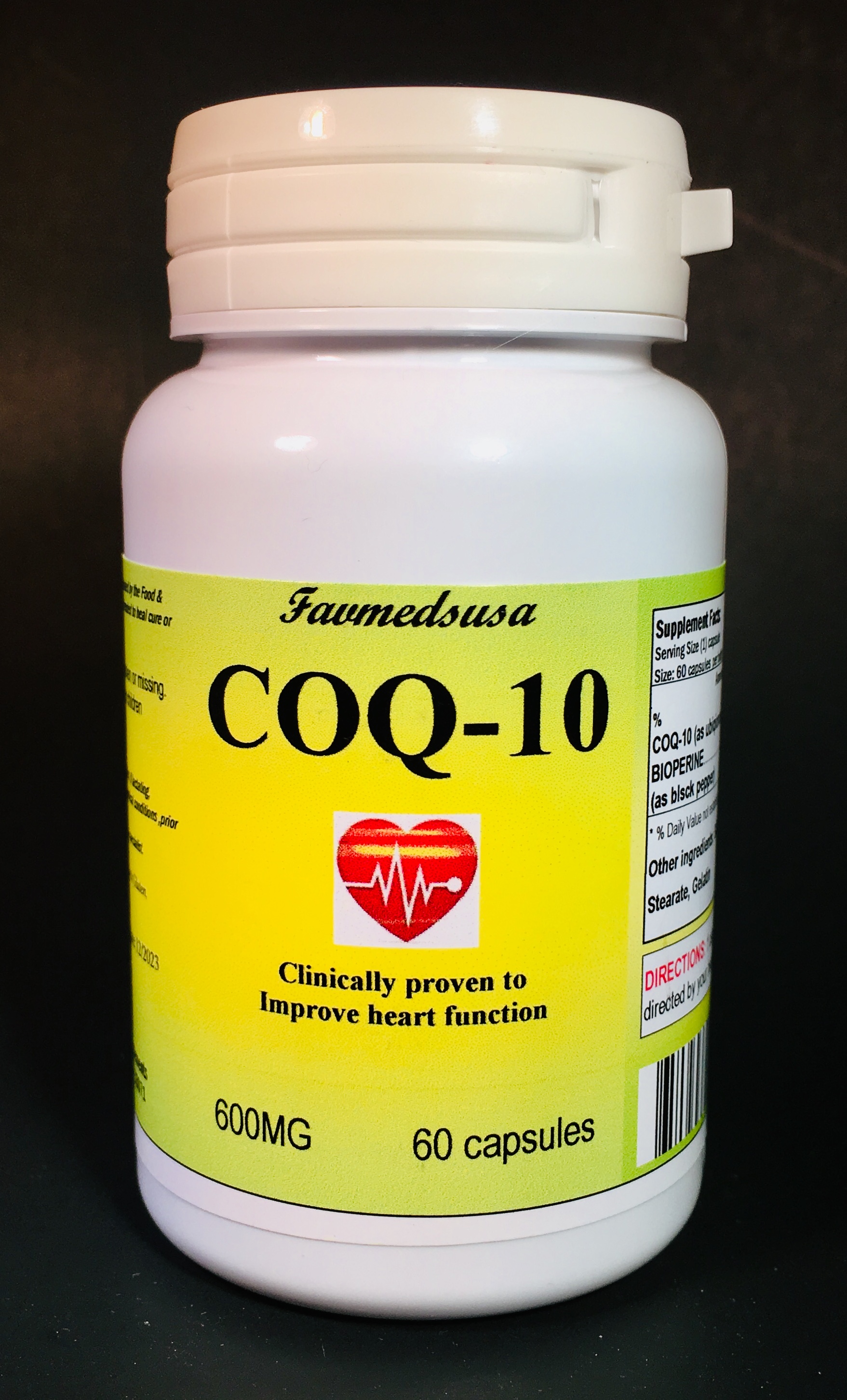 CoQ-10 600mg - 60 capsules